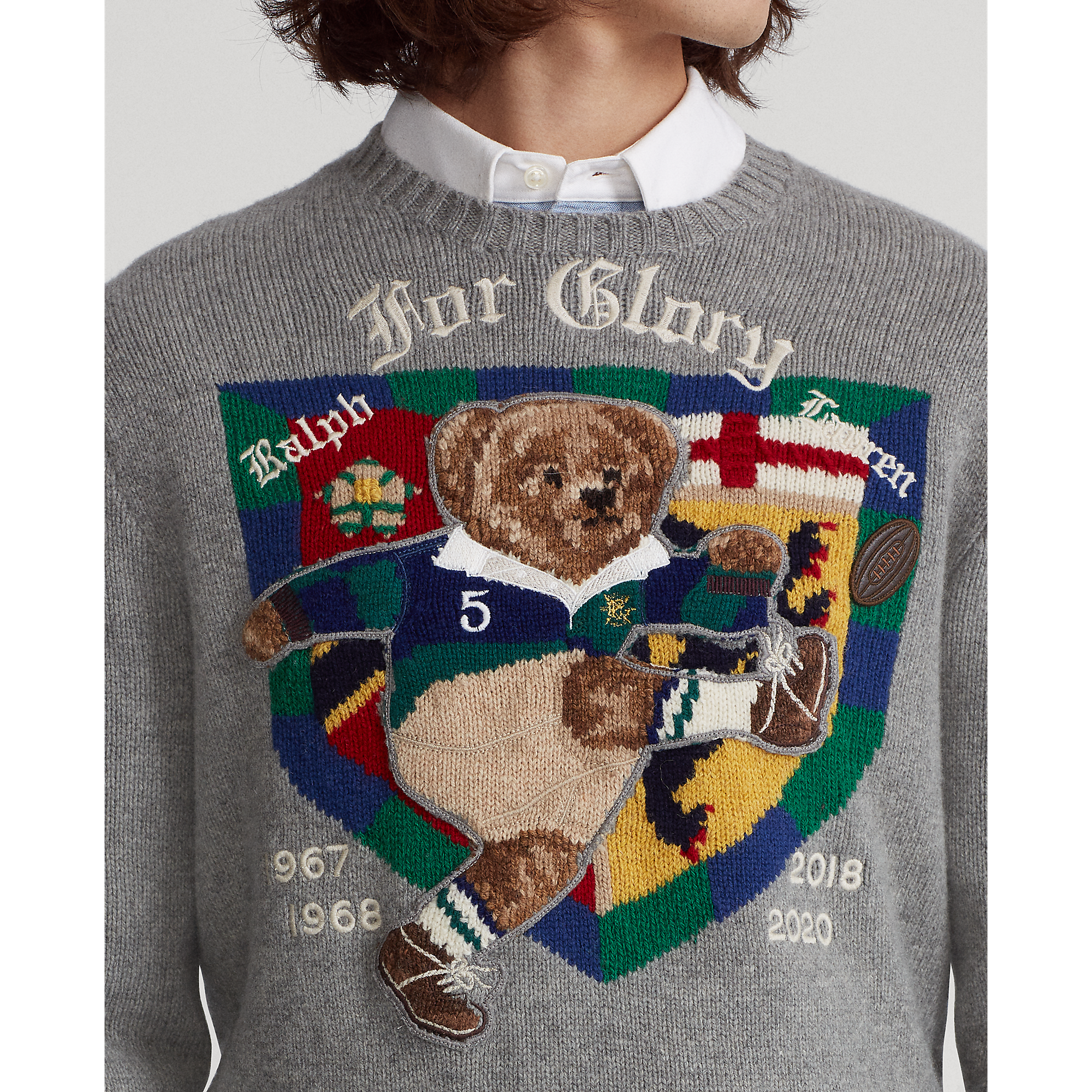 ralph lauren kicker bear sweater