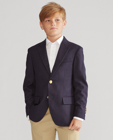 The Iconic Doeskin Blazer in Navy Ralph Lauren HK