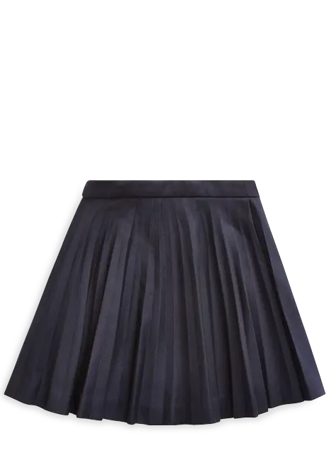 Ralph Lauren Pleated Wool Skirt