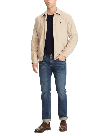 Polo khaki windbreaker hotsell