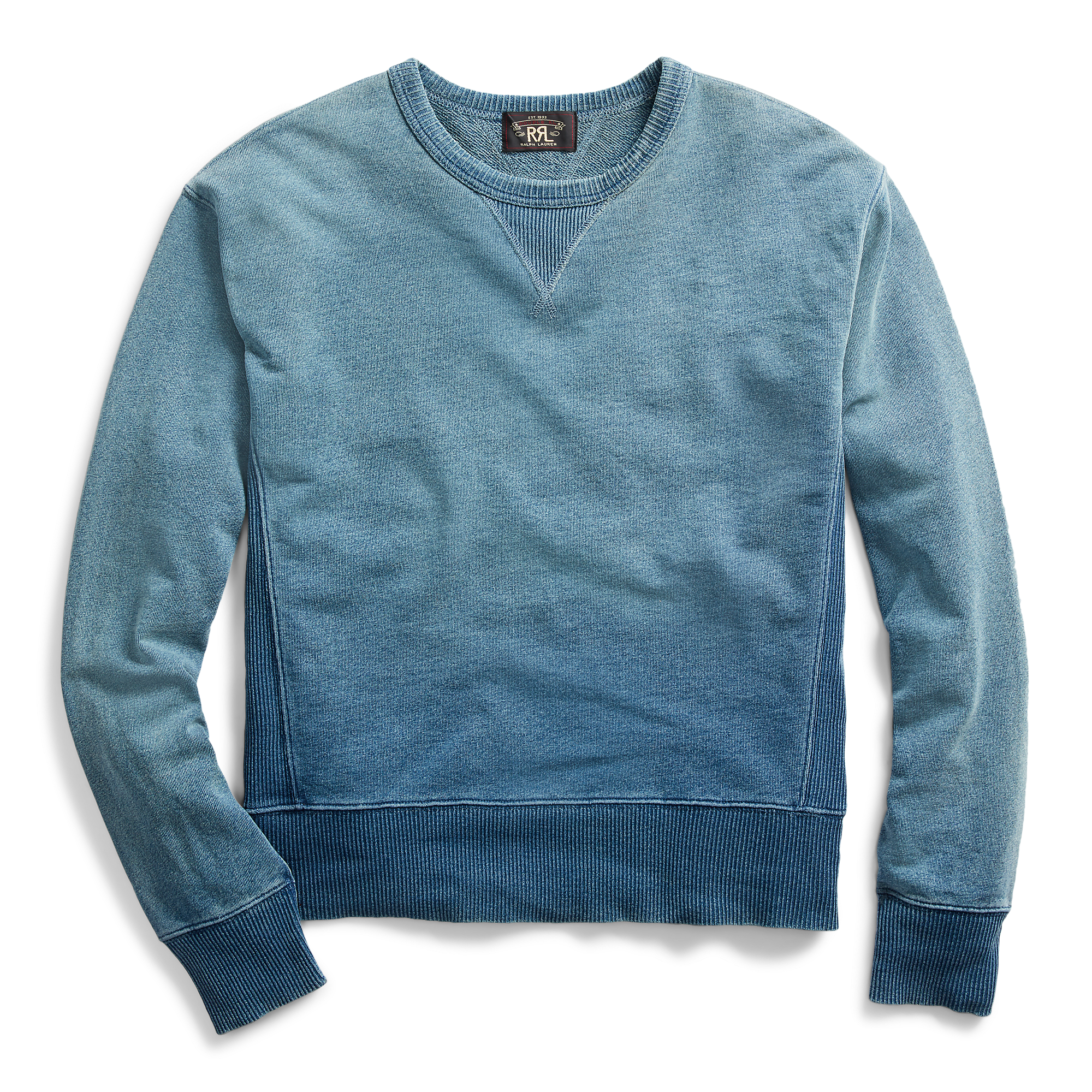 Indigo French Terry Sweatshirt | Ralph 