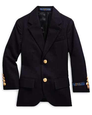 The Iconic Doeskin Blazer in Navy Ralph Lauren HK