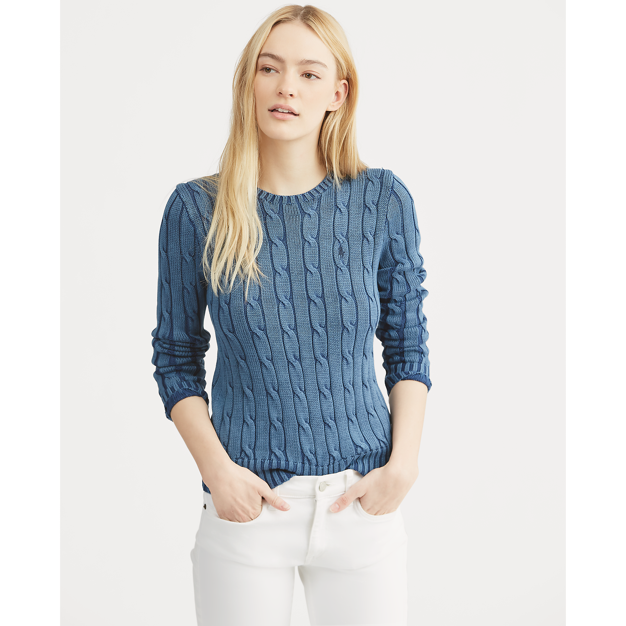 ralph lauren women's cotton sweaters