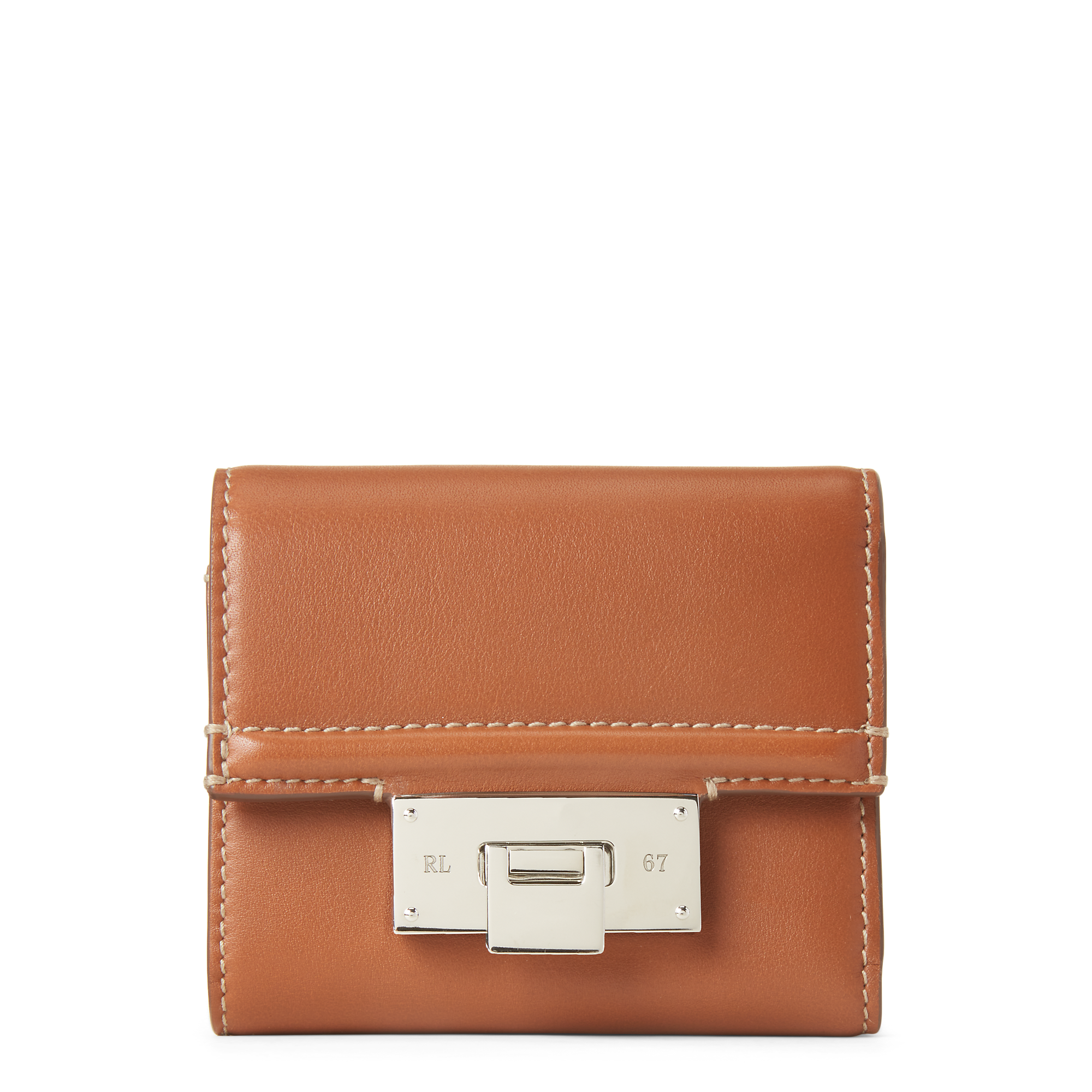 Petite Hinge-Lock Wallet | Ralph Lauren® HK