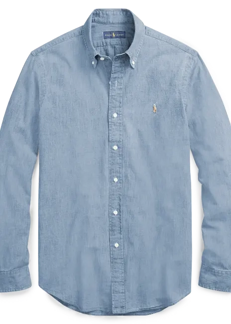 Ralph Lauren Classic Fit Indigo Chambray Shirt