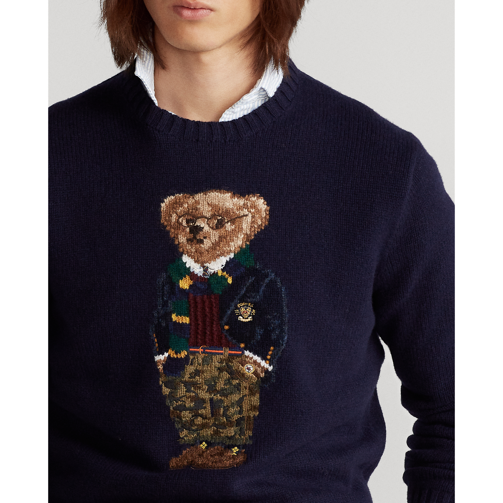 preppy bear sweater