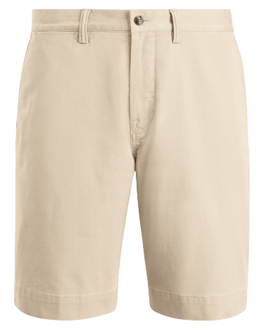 9 Inch Stretch Classic Fit Chino Short in Tan Ralph Lauren HK