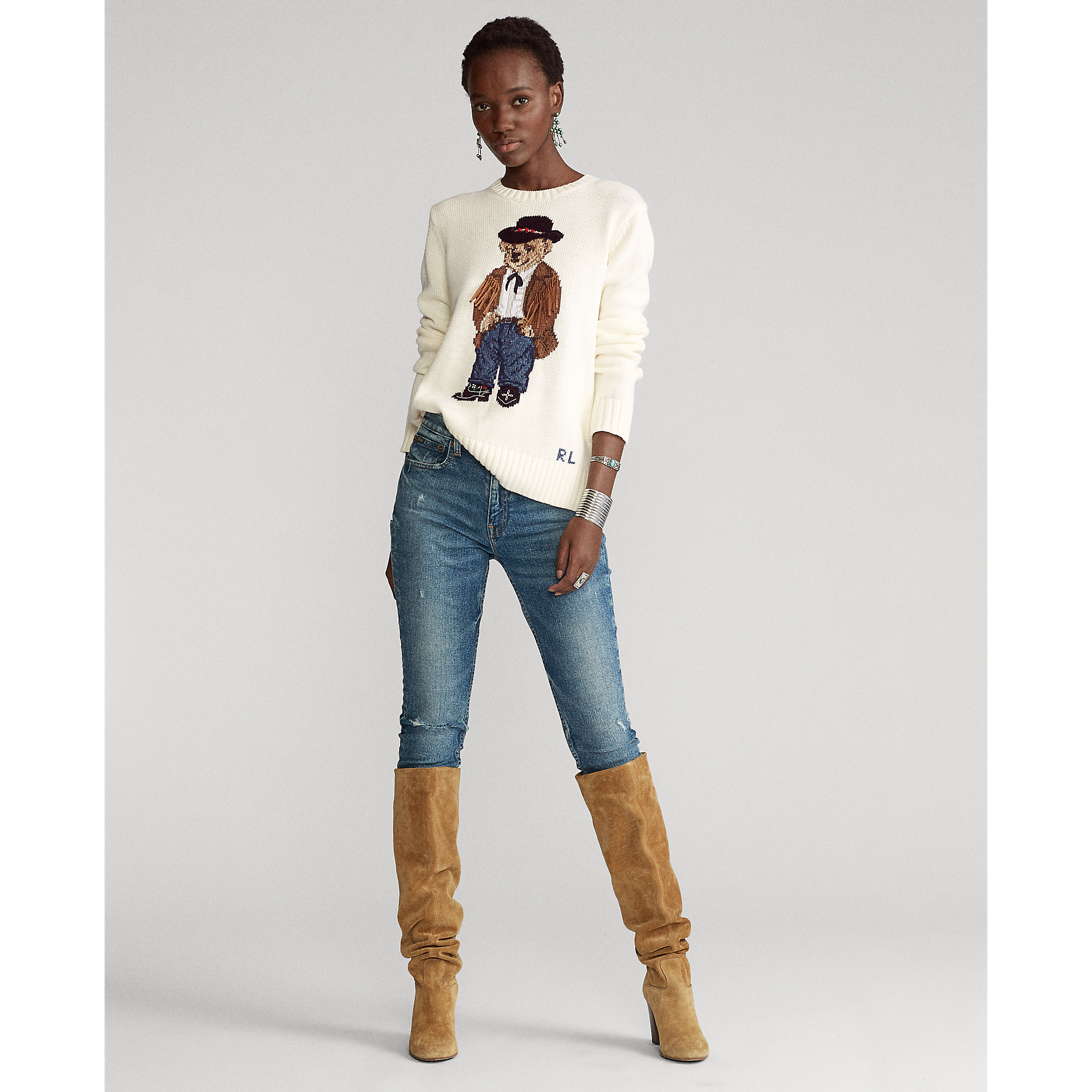 ralph lauren western sweater