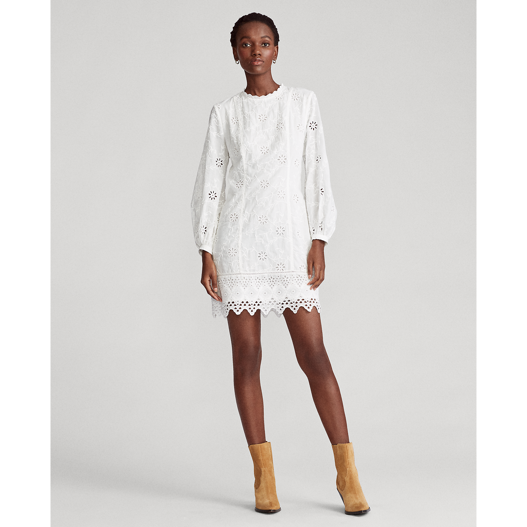 ralph lauren eyelet dress