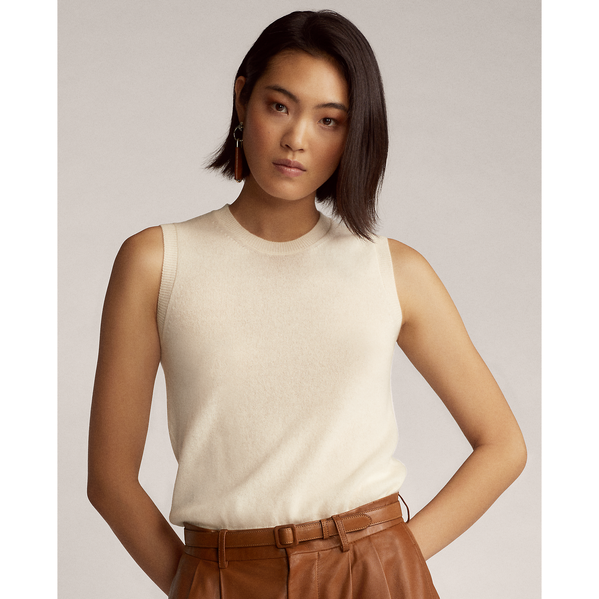 ralph lauren sleeveless sweater