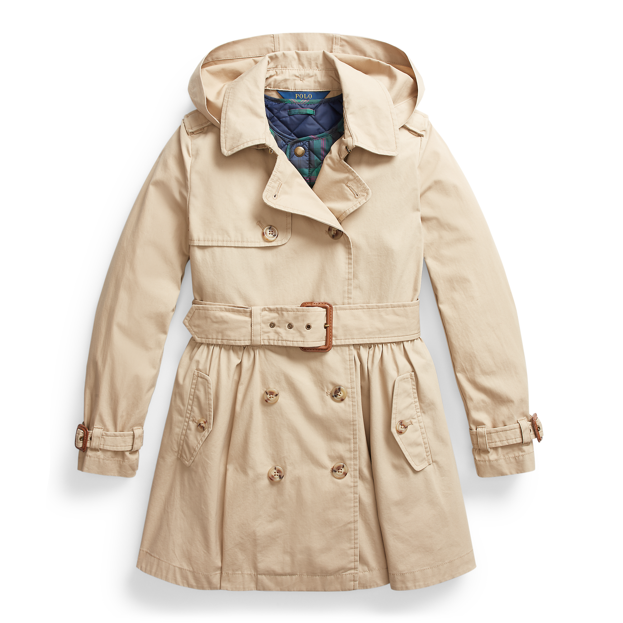 ralph lauren girls trench coat