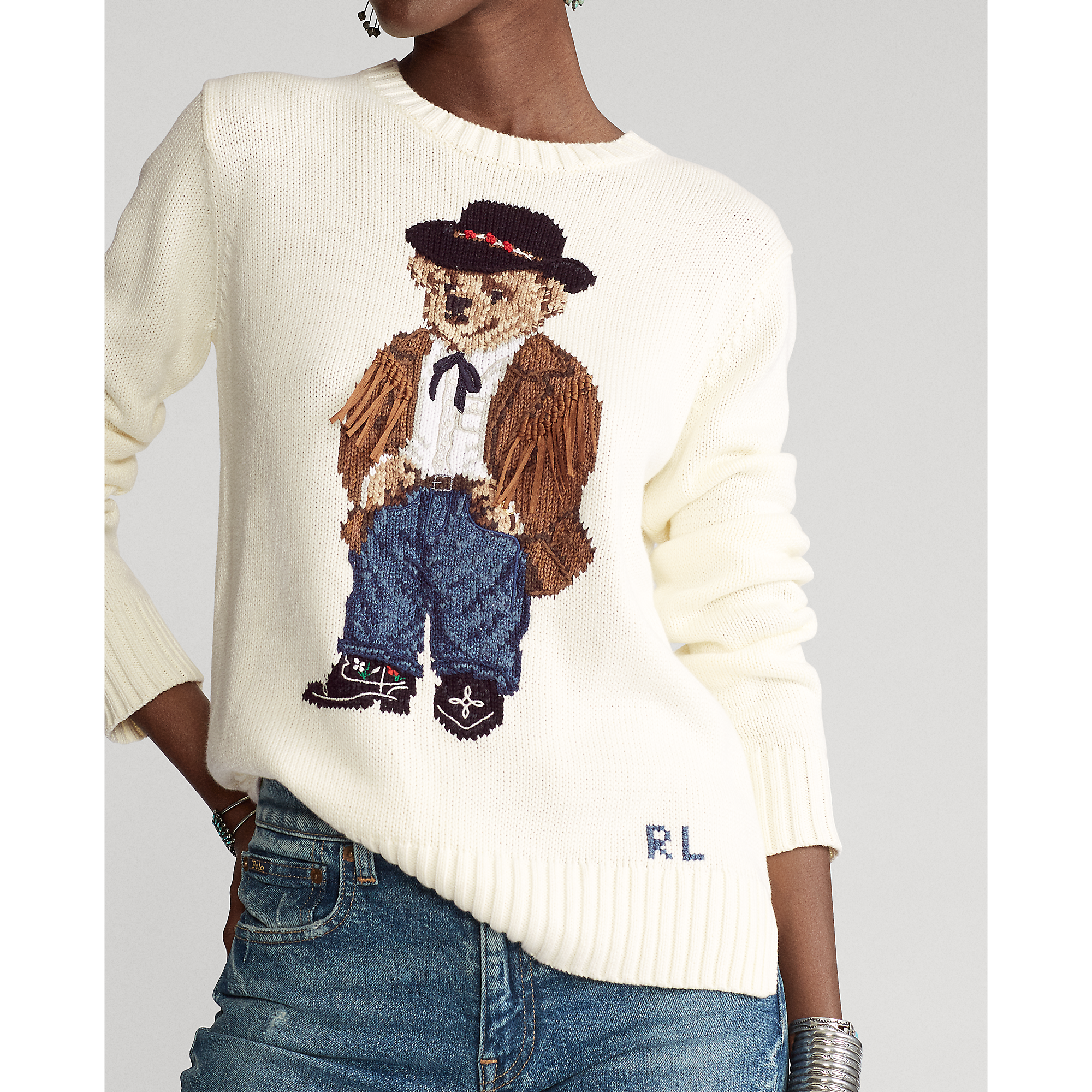 ralph lauren western sweater