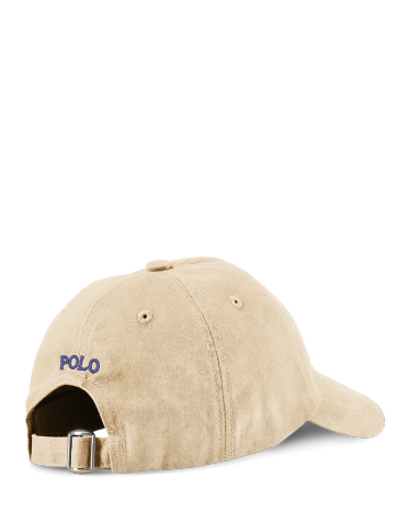 Cotton Chino Ball Cap in Khaki Ralph Lauren HK
