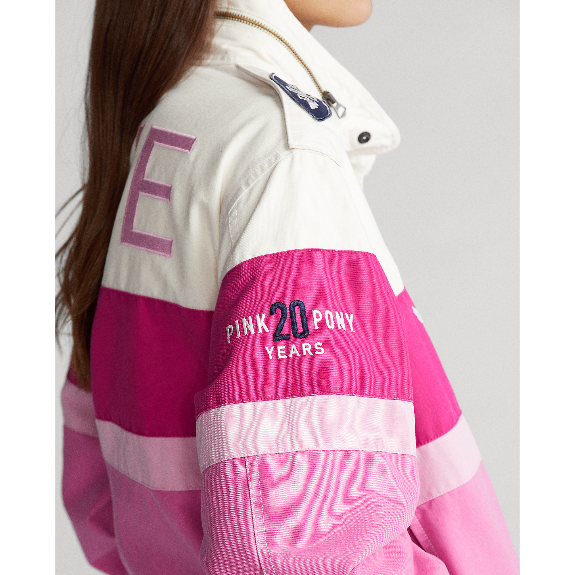 ralph lauren pink coat