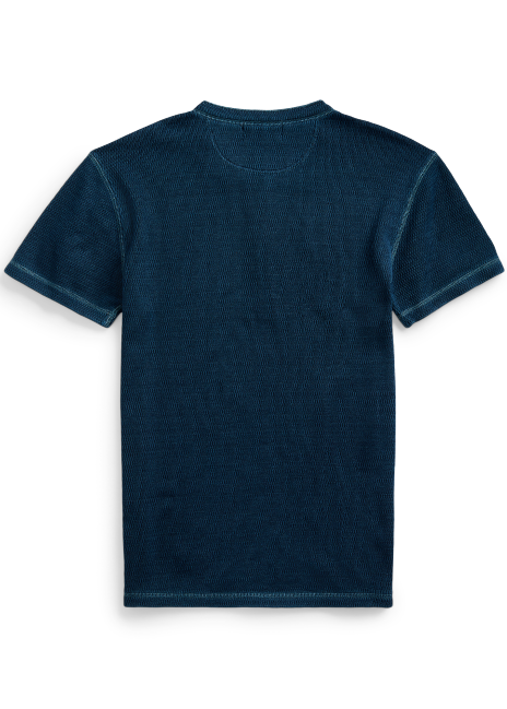 Ralph Lauren Waffle-Knit Short-Sleeve Henley Shirt