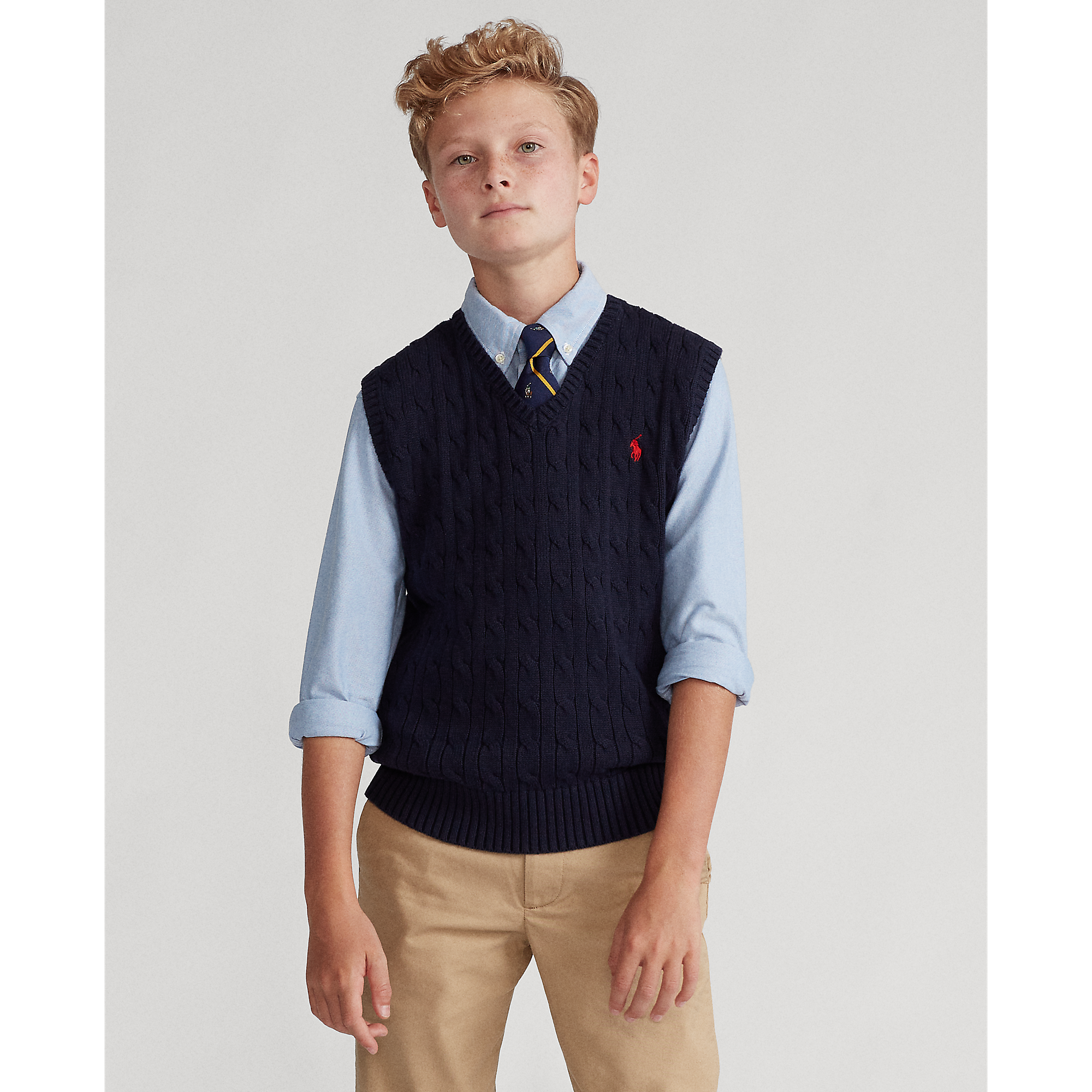 cotton sweater vest