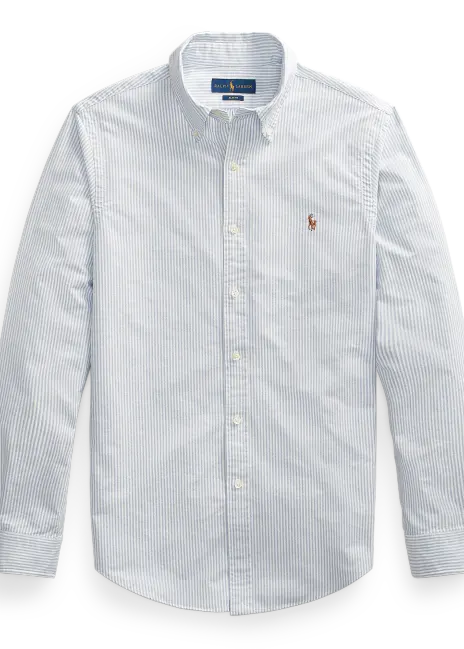 Ralph Lauren Slim Fit Striped Oxford Shirt