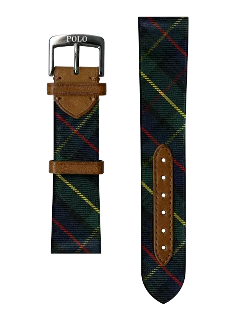 Ralph Lauren Tartan Tie Silk Watch Strap