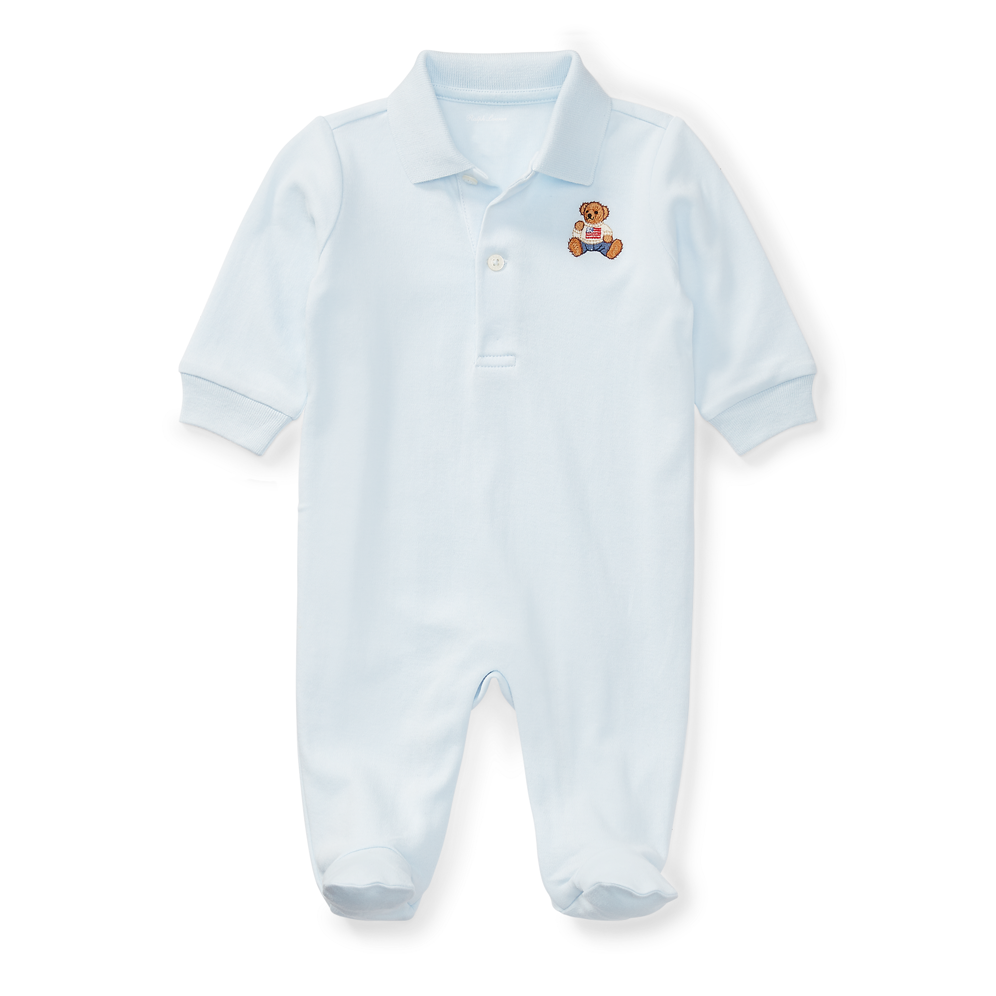 polo bear cotton coverall