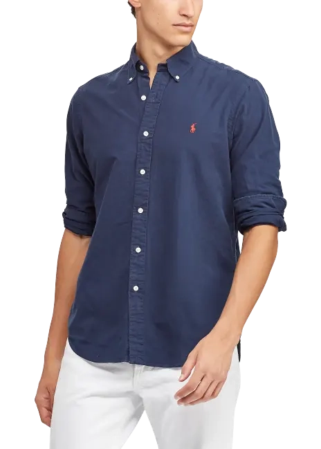 Ralph Lauren Slim Fit Garment-Dyed Oxford Shirt