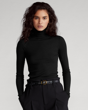 Ralph lauren ribbed turtleneck sales