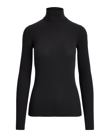Slim black turtleneck sales