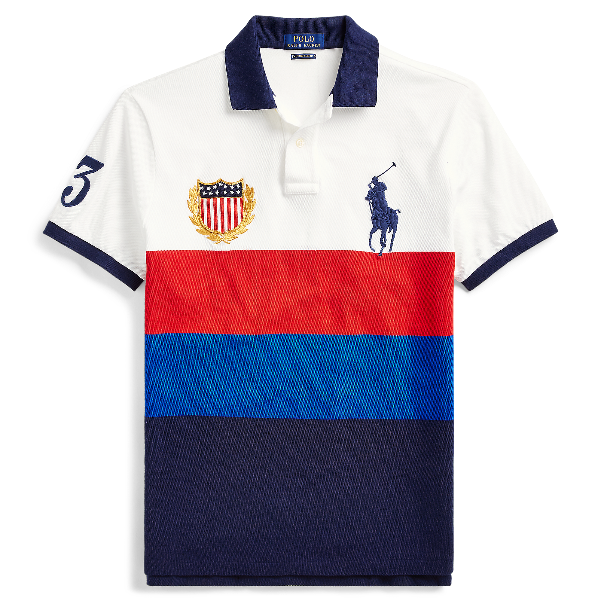 polo ralph lauren custom slim fit mesh shirt