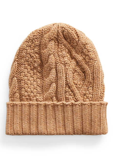 Ralph Lauren Cable-Knit Cashmere Hat