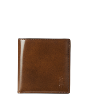 Lauren by ralph lauren burnished leather trifold wallet deals