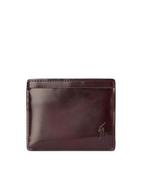 Lauren by ralph lauren burnished leather bifold wallet clearance