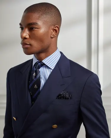 Ralph lauren blazer gold buttons best sale