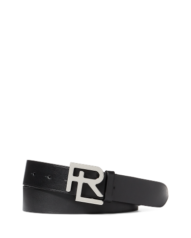 RL Vachetta Leather Belt in Black Ralph Lauren HK