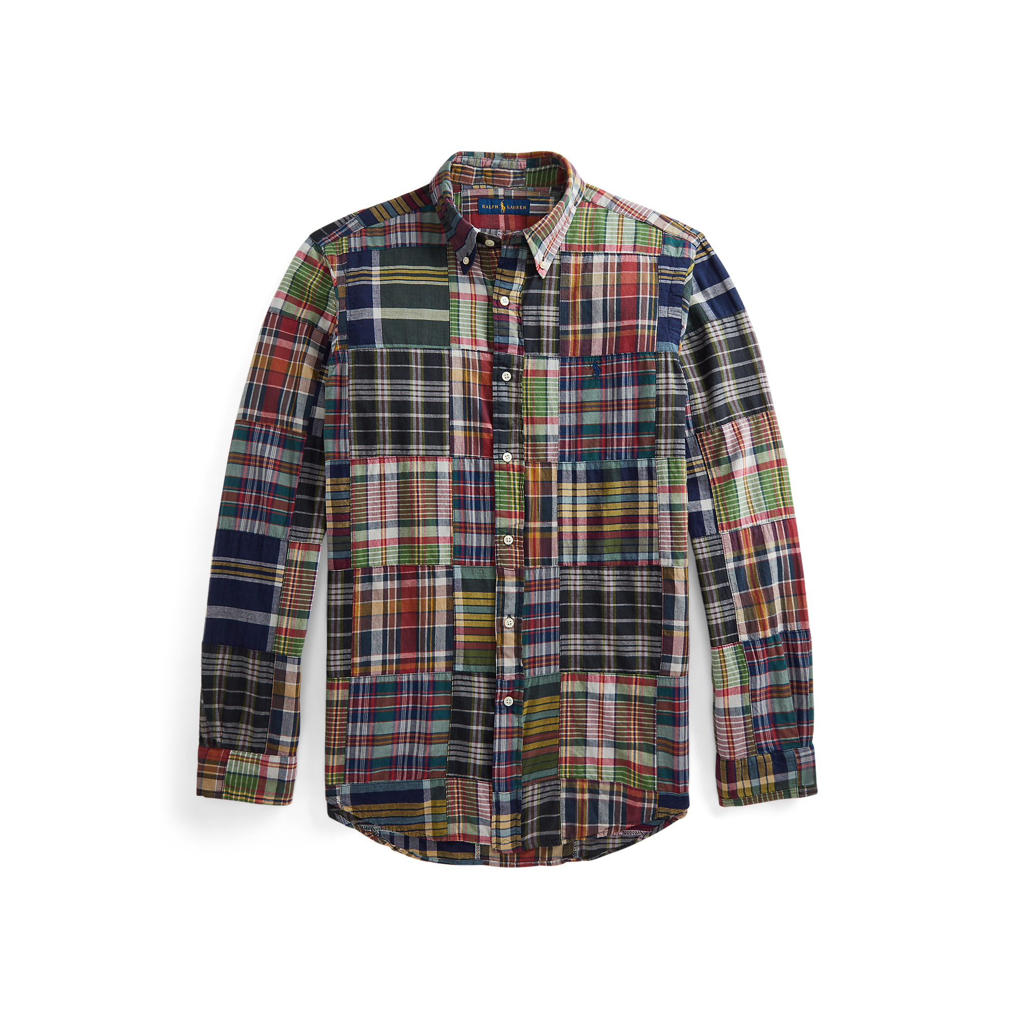 classic fit madras shirt