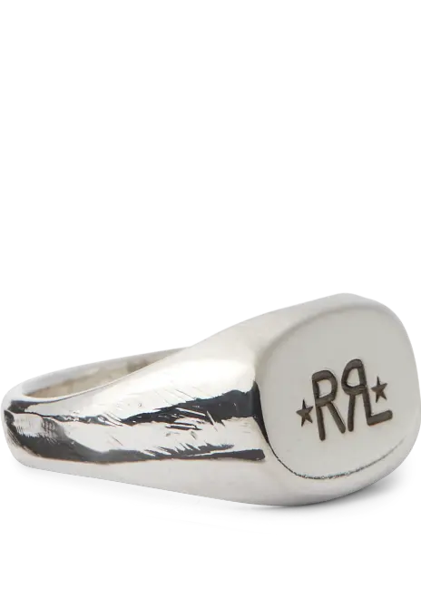 Ralph Lauren Handmade Sterling Silver Signet Ring
