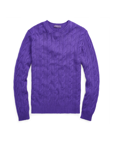 Violet cashmere sweater top