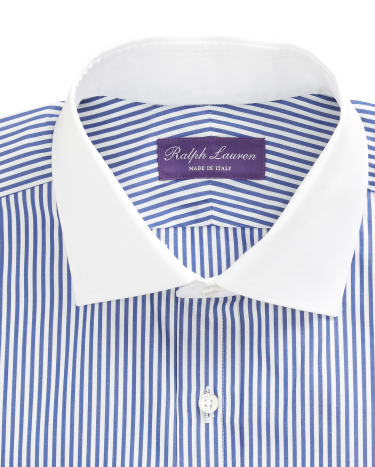 Bengal Stripe French Cuff Shirt in Blue Ralph Lauren HK