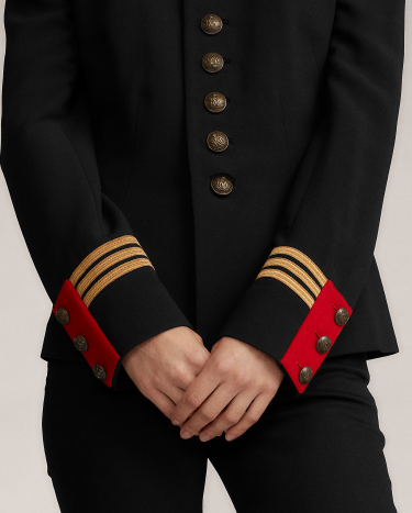 Wilmington Double Faced Wool Jacket in Black Ralph Lauren HK