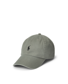 Cotton Chino Ball Cap in Brown Ralph Lauren HK