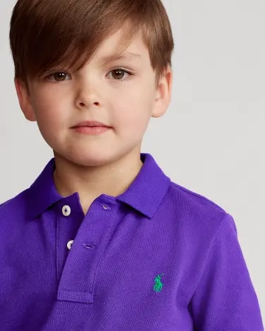 Baby boy purple polo shirt hot sale