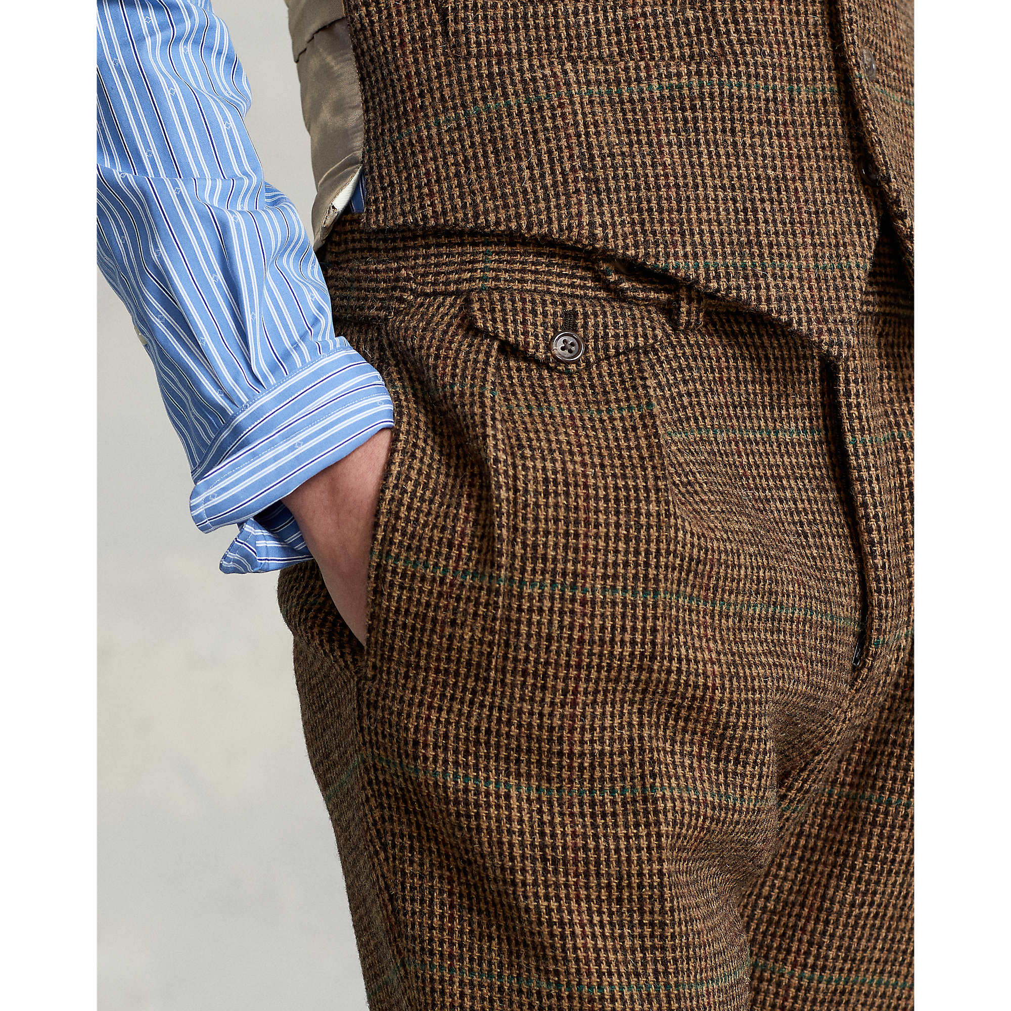 ralph lauren tweed suit