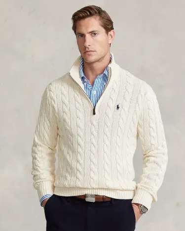 Cable knit sweater new arrivals ralph lauren mens