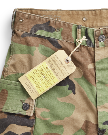 Camo Ripstop Cargo Short in Green Ralph Lauren HK