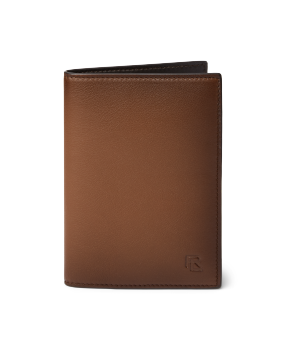 Pebbled Calfskin Long Wallet in Brown Ralph Lauren HK