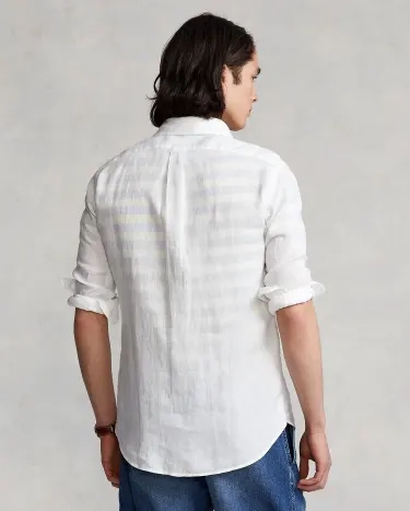 Classic fit linen top shirt ralph lauren