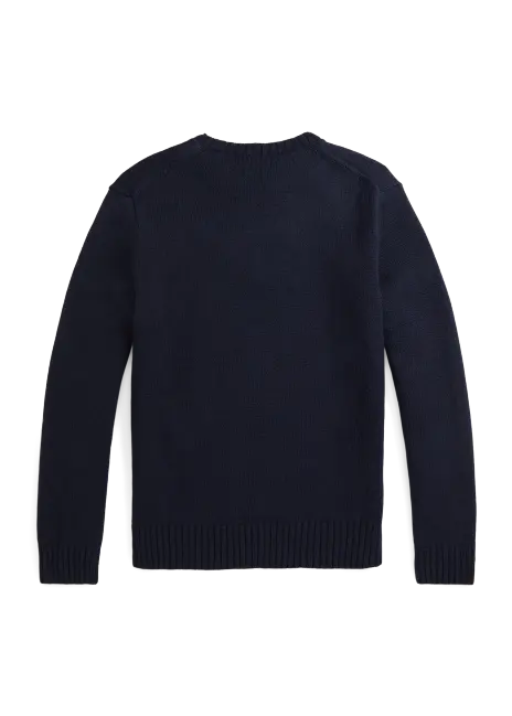 Ralph Lauren Polo Bear Cotton-Linen Sweater