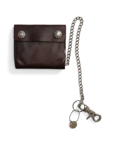 Leather Chain Wallet | Ralph Lauren® HK