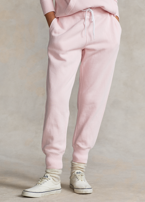 Ralph Lauren Pink Pony Fleece Sweatpant