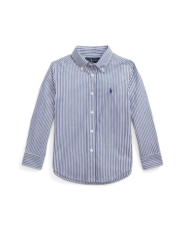 Striped Cotton Poplin Shirt | Ralph Lauren® HK