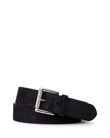 Ralph lauren suede belt new arrivals