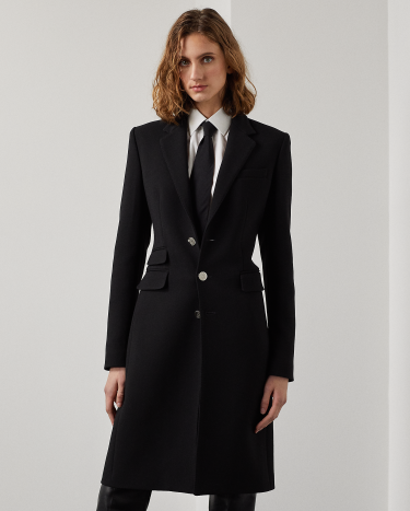 Ralph lauren crepe coat outlet